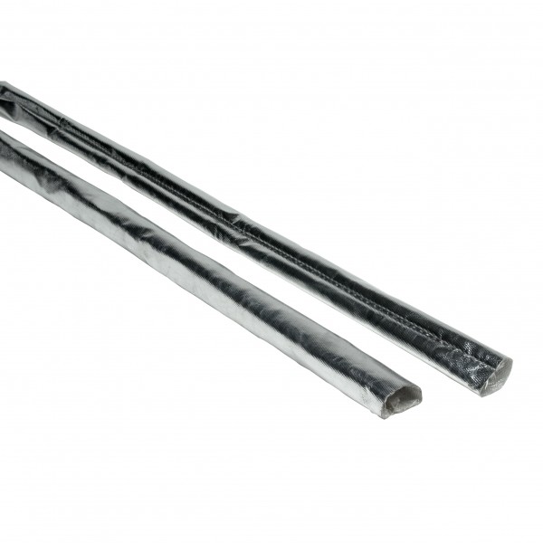 Reflect-A-Sleeve Silver 8mm ID x 1.2mt x .4mm thick Thermal Heat Shield 550C