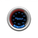 2" 12V Electric 40-150C Oil Temperature Gauge - Black Dial Silver Markings Silver Bezel