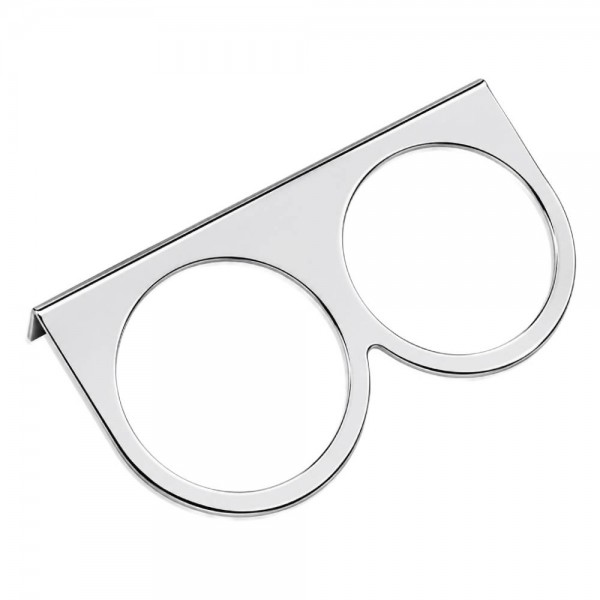 2-5/8" Double Gauge Mounting Panel - Chrome