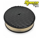 Speco Aluminum Air Cleaner 14" x 3" Black Full Finned Top Standard Base