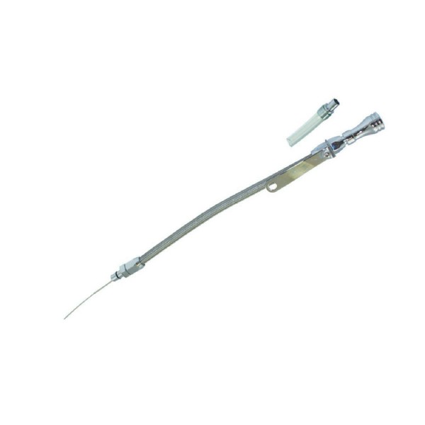 Engine Dipstick + Tube Chrysler 5.7 & 6.1 Hemi Flexible Chrome Aluminium