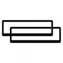 PAIR Black Polymer Slimline Number Plate Frames (Suits VIC, QLD, WA, TAS, NT)