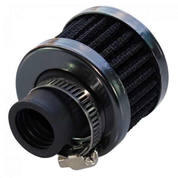 Breather Clamp On 3/4"(18mm) Id Neck Black Top Black Element