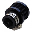 Breather Clamp On 1"(25mm) Id Chrome Top White Element