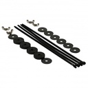 Transmission Cooler Radiator Fan Shroud Nylon Mounting Kit