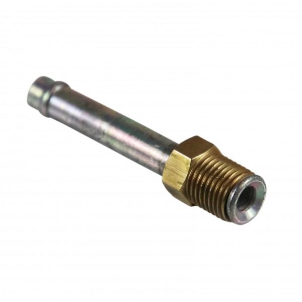 Fuel Fitting Straight 5/16 Inch OD Tube. 1/2 Inch UNF Thread