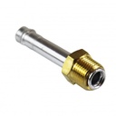 Fuel Fitting Straight 3/8 Inch OD Tube. 5/8 Inch UNF Thread