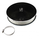 Chrome Air Cleaner 9" Wide x 2" Tall Suit 2-5/16" Single Barrel Stromberg Carb