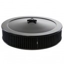 Black Air Filter Cleaner 14" x 3" Holley Holden Quadrajet Base Washable Element