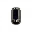 Single Chrome Acorn Bulge Wheel Nut (Close Ended) - 7/16" UNF Thread, 19mm Hex