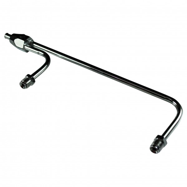 Fuel Rail Line Chrome Holley 4160 Vacuum Secondary with 8-21/32" Centres