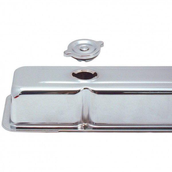 Valve Cover Oil Cap Flat Twist On Holden/Chevrolet Style Chrome Steel Factory