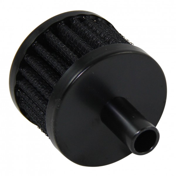 Vent Tube Breather Crankcase 3/8"(9.5mm) Black Top Black Elem