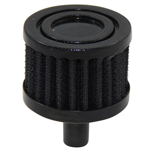 Vent Tube Breather Crankcase 1/2"(13mm) Black Top Black Elem