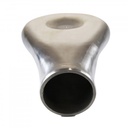 Air Intake Plenum Single Inlet Low Profile 4" inch (100mm) fit Holley 5-1/8"
