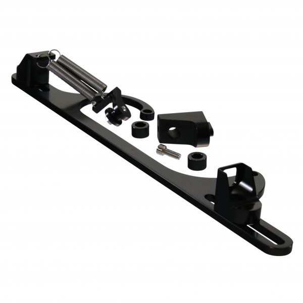 Throttle Cable Bracket Holley 4150/4160 Billet Aluminium Black