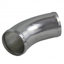 Intake Pipe Intercooler 3" (76mm) OD 60 Degree Polished Alloy Pipe 7" (180mm)