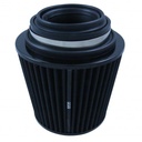 Conical High Flow Air Filter Multi Fit Neck 76-89-102mm - 165mm Long - All Black