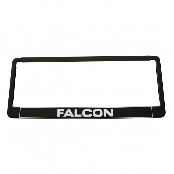 SINGLE Falcon Polymer Number Plate Frame. Suits a 6 Digit Number Plates