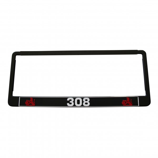 SINGLE 308 Polymer Number Plate Frame. Suits a 6 Digit Number Plate