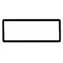 SINGLE Black Polymer Number Plate Frame. Suits a 6 Digit Number Plate