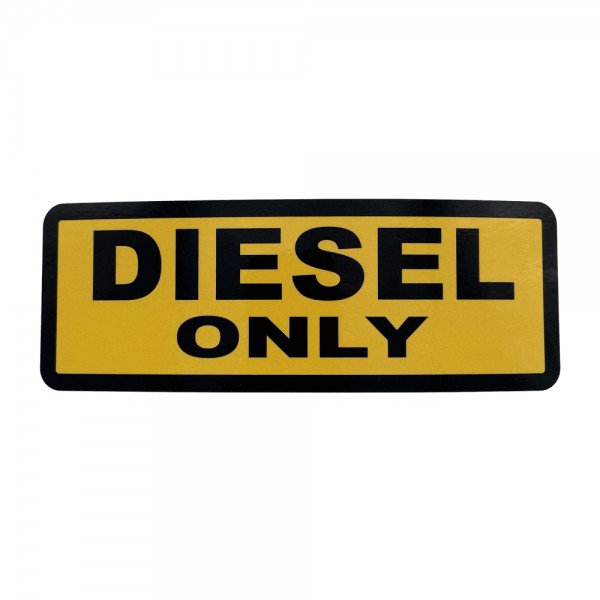 Diesel Only' Decal - Large