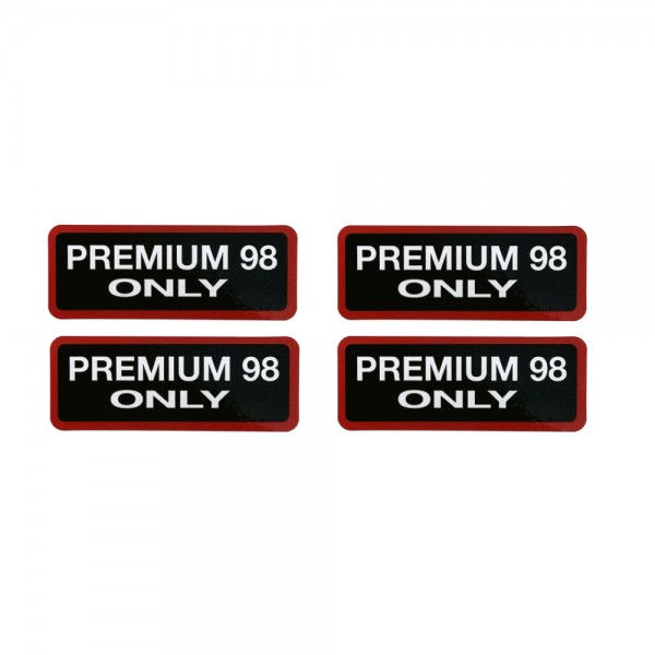 Premium 98 Only' Decal Set - Small