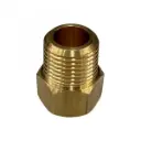 Brass Temp Bush Reducer 5/8" 15.8mm Female UNF to 3/8" 17mm Male NPT Ford