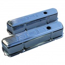 Valve Covers Chrome Holden V8 253-308 Red Blue + Black Motor 308 Logo Baffled-pr