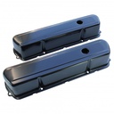 Valve Covers Black Holden V8 253-308 Tall Black Steel-pr. Suit Roller Rockers