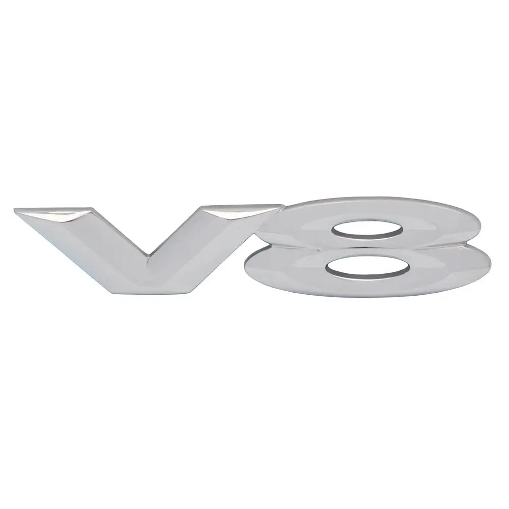 Badge "V8" Front Fender Chrome VY VZ WK WL