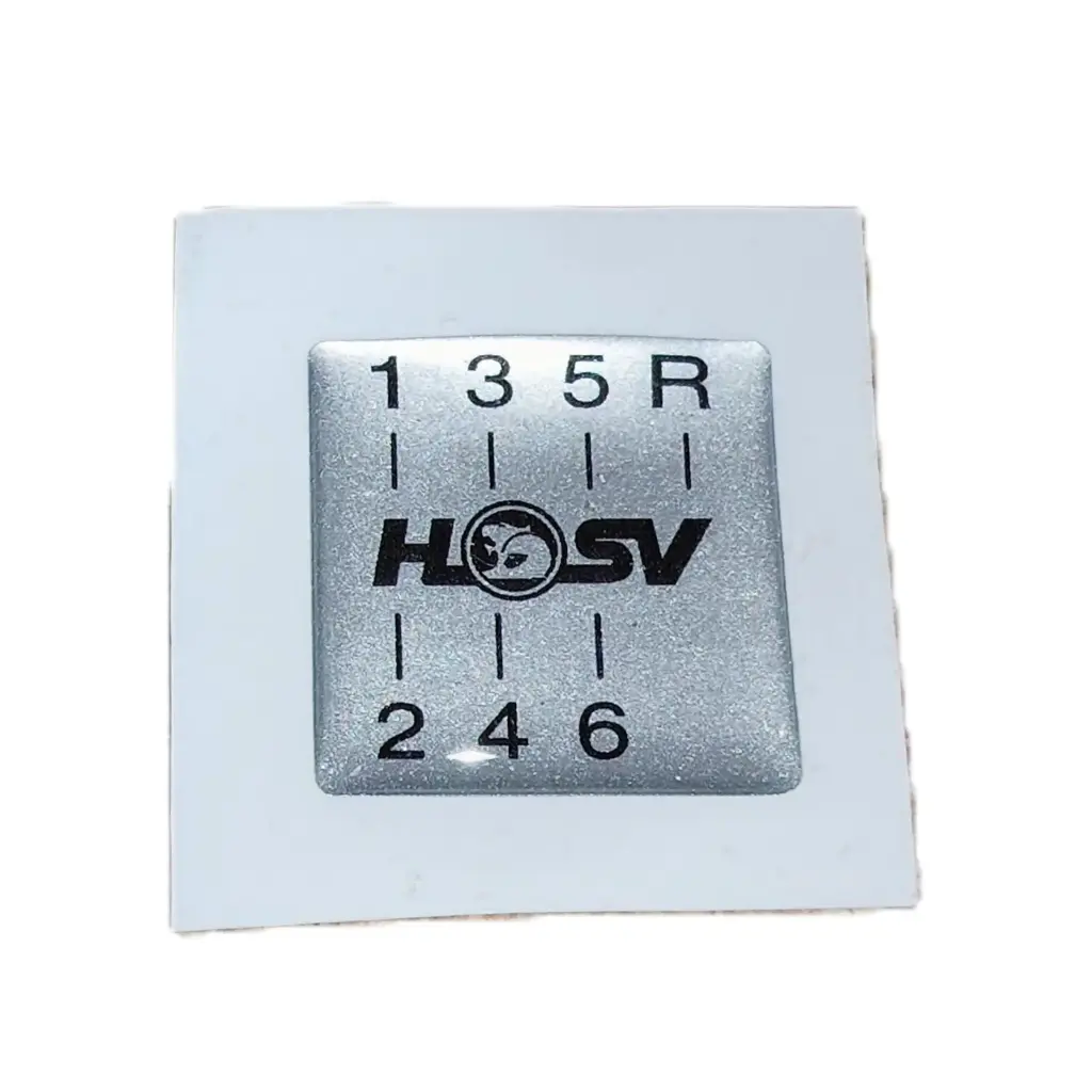 HSV 6 Speed Shift Pattern Gear Decal - VS HSV