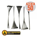 Exhaust Wrap Stainless Steel Locking Ties 200mm (8 Inch) Long Heavy Duty Qty 50