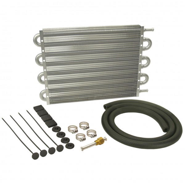 Derale 10 Pass 15-1/4"x10-1/4"x3/4" Aluminum Transmission Cooler Kit