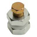 Derale Universal Oil Drain Plug Kit with 1/8" Npt for Temperature Adpator