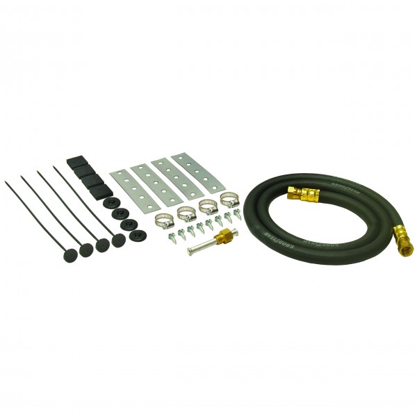 Derale Deluxe Transmission Installation Cooler Mount Kit -6AN Fittings