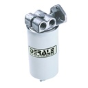 Derale Fuel Filter Water Separator 1/2" Npt Side Ports Suit Petrol Fuels