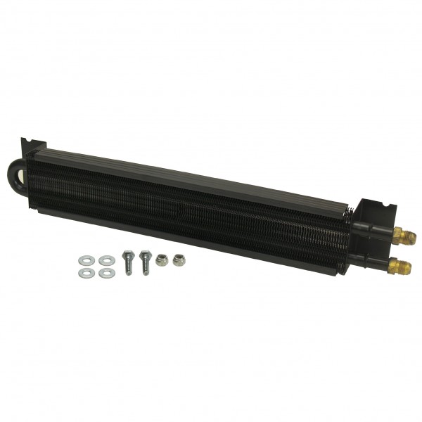 Power Steer/Fuel/Transmission Cooler 17-3/4" x 2-3/4" x 3/4" -6AN Derale