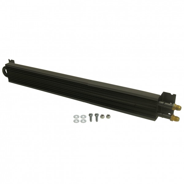 Power Steer/Fuel/Transmission Cooler 24-3/4" x 2-3/4" x 3/4" -6AN Derale