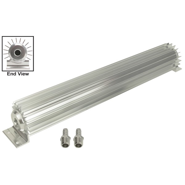 Aluminium Heat Sink Fluid Cooler 20-1/4" x 3". 3/8" Npt Inlet Derale (Old)