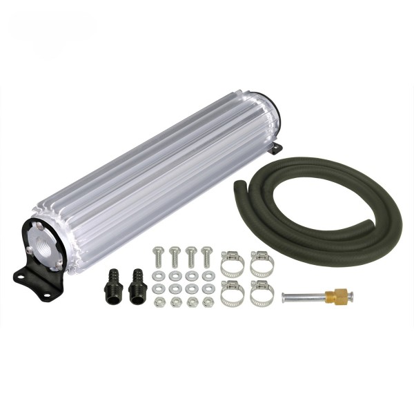 Single Pass Heat Sink Transmissions Cooler Kit 14-1/4" x 3-1/4" NPT Inlet