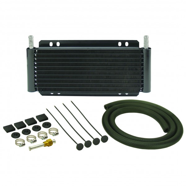 Derale Transmission 9 Row Plate & Fin 11"x5-3/4"x7/8" Cooler Kit