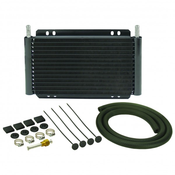 Derale Transmission 13 Row Plate & Fin 11"x7-1/4"x7/8" Cooler Kit