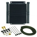 Derale Transmission 17 Row Plate & Fin 10-1/8"x3"x1-1/4" Cooler Kit