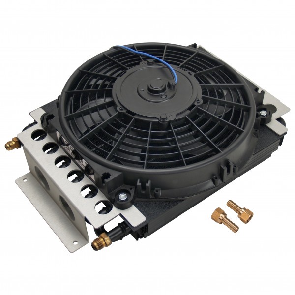 Derale Electra-Cool Fluid Cooler Single 16 Pass 15-3/4"x11-1/2"x5"