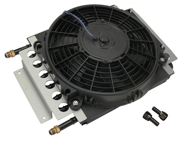 Derale Electra-Cool Fluid Cooler Single 8 Pass 15-3/4"x11-1/2"x4" -6AN