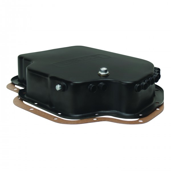 Transmission Cooling Pan GM Turbo Hydro TH400 3" Deep + Tubes Derale