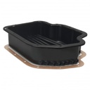 Transmission Cooling Pan GM Turbo Hydro TH400 4.5" Deep + Tubes Derale