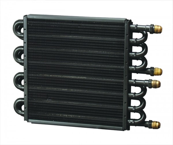 Derale 8 & 8 Dual Pass Fluid Cooler 13-15/16"x10-1/2"x1-3/4" -8AN