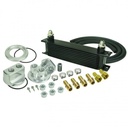 Stack Plate 10 Row Universal Engine Oil Cooler Kit Spin On Adapter